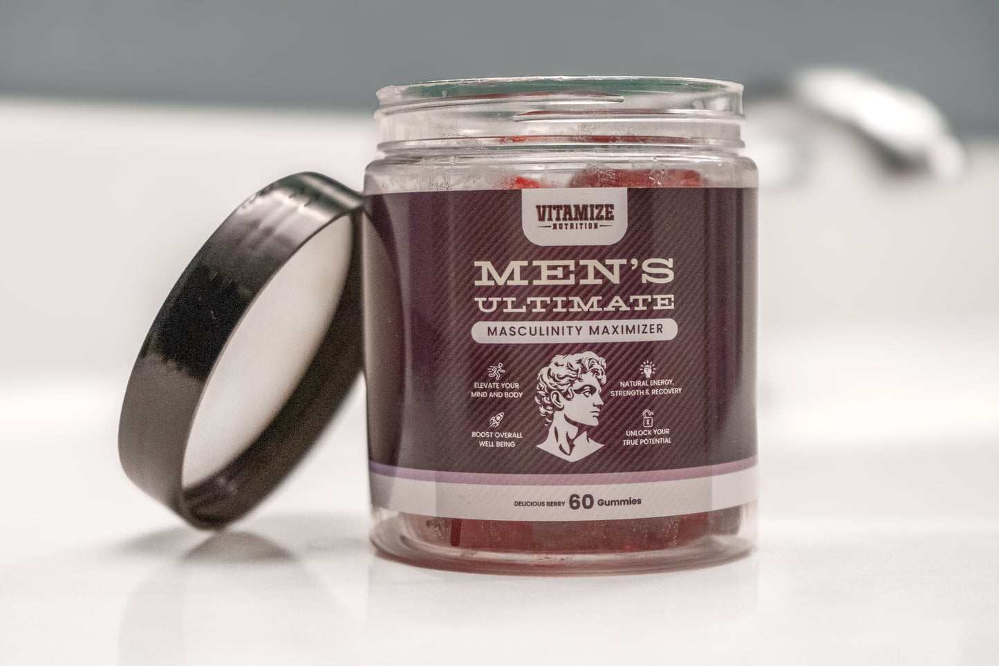 Men’s Ultimate Masculinity Maximizer Gummies – Vitality & Wellness Support (60ct)