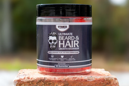 Ultimate Beard & Hair Growth Maximizer Gummies – 60ct